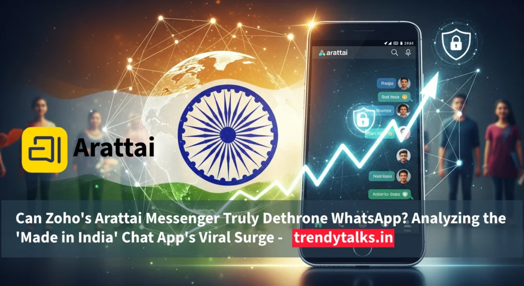 Can Zoho's Arattai Messenger Truly Dethrone WhatsApp -trendytalks.in