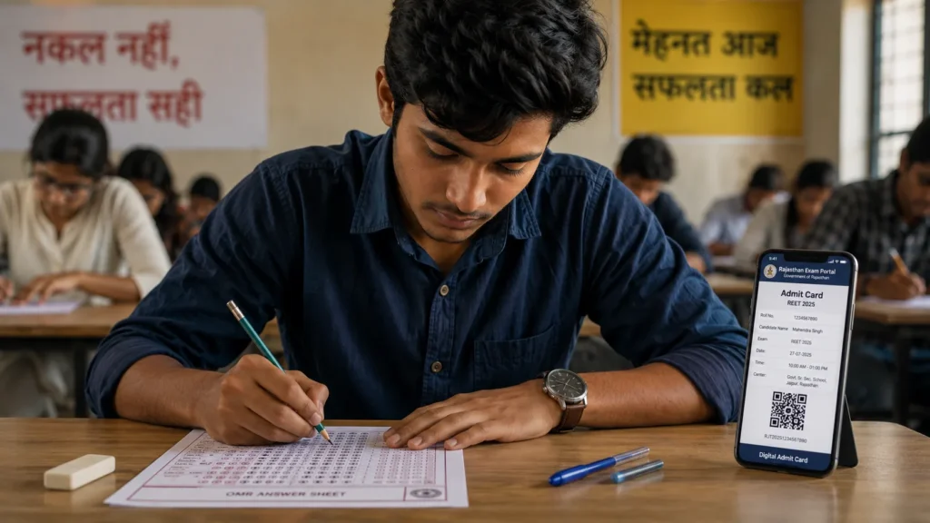 Rajasthan CET Exam Date 2026: परीक्षा तिथि, नया टाइमटेबल व OMR नियम